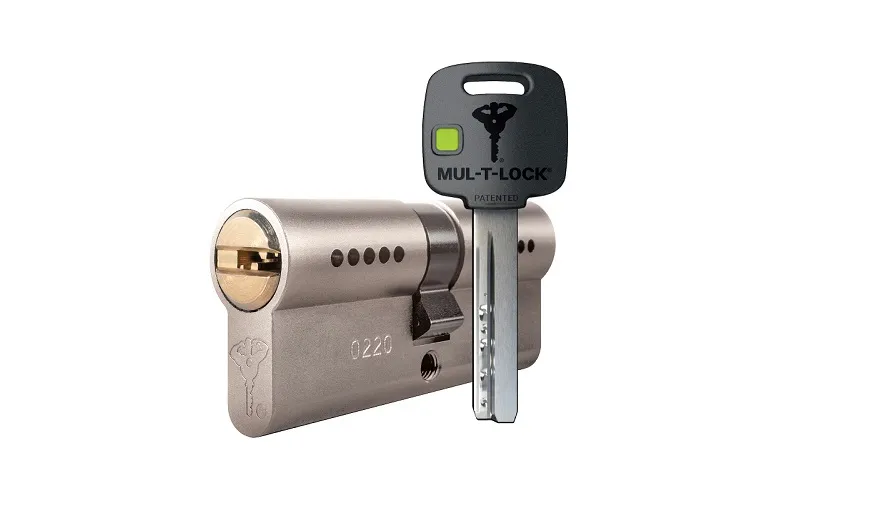 Mul-T-Lock Integrator / MTL 300 Series — orijinal Mul-T-Lock yüksek güvenlikli kilit göbeği (barel) ve anahtarı