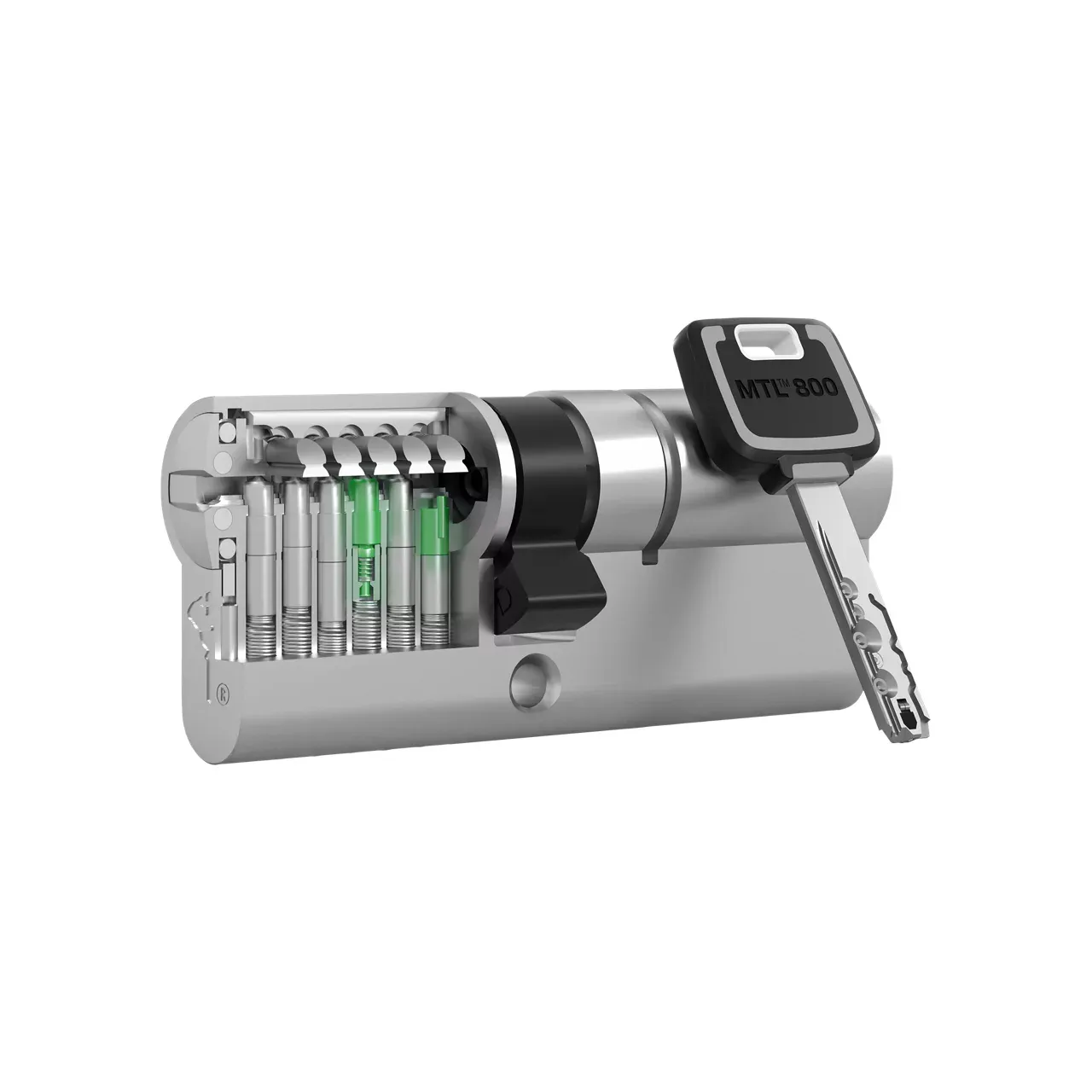 Mul-T-Lock MT5+ / MTL 800 Series — orijinal Mul-T-Lock yüksek güvenlikli kilit göbeği (barel) ve anahtarı
